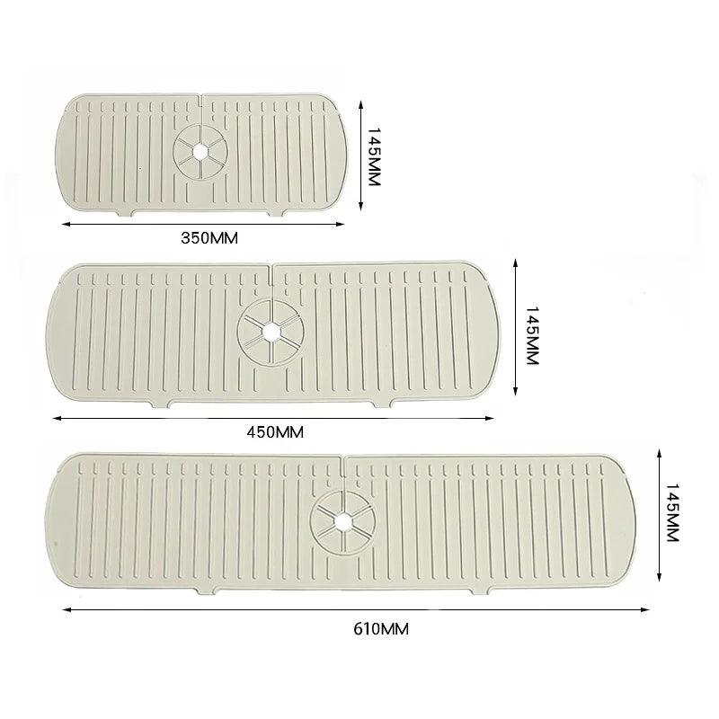 Tapete Absorvente para Torneira de Cozinha - Protege a Bancada da Pia com Microfibras de Silicone