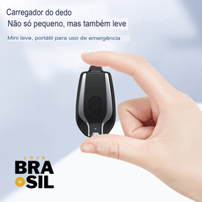 Mini Carregador Chaveiro Turbo Pro™ - Tenha bateria sempre em qualquer lugar - Fengari Express